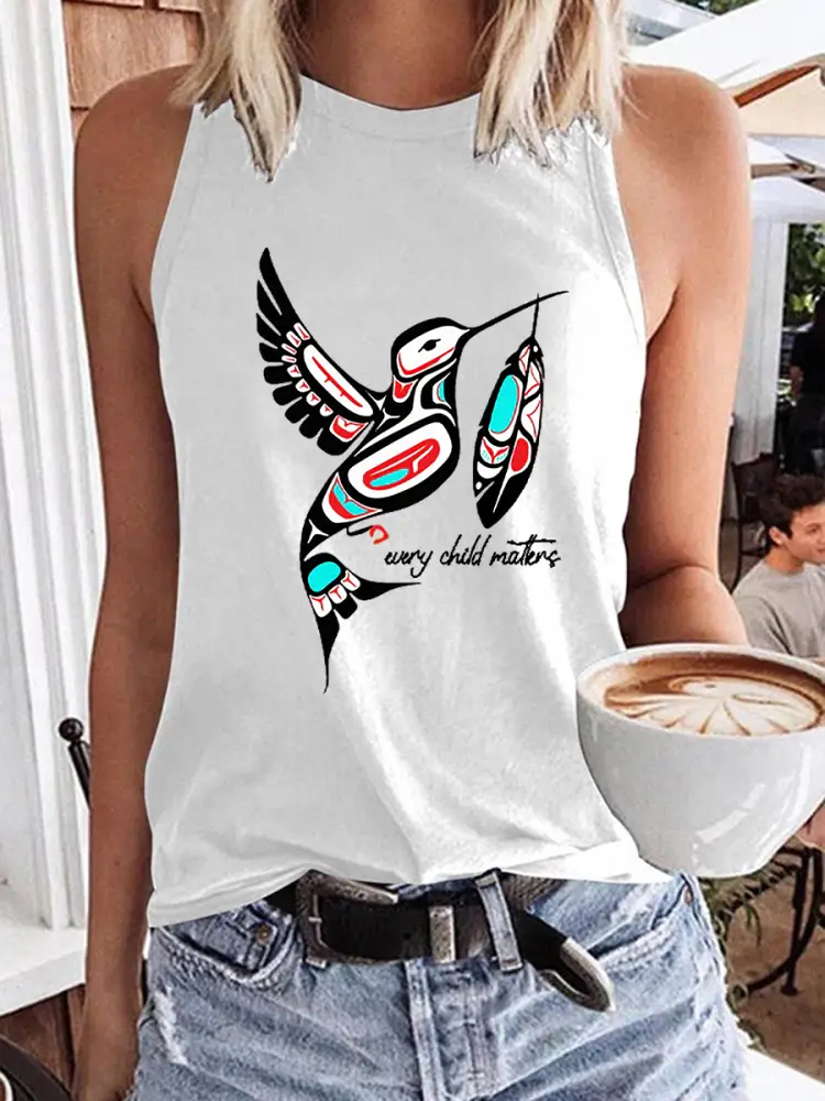 Women’s Every Child Matters Printed Tank Top White / S