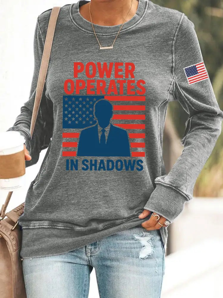 Women’s Freedom Dick Cheney: Lead Fallow Or Get Out Of The Way Sweatshirt Gray / S