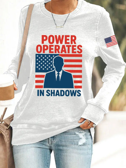 Women’s Freedom Dick Cheney: Lead Fallow Or Get Out Of The Way Sweatshirt White / S