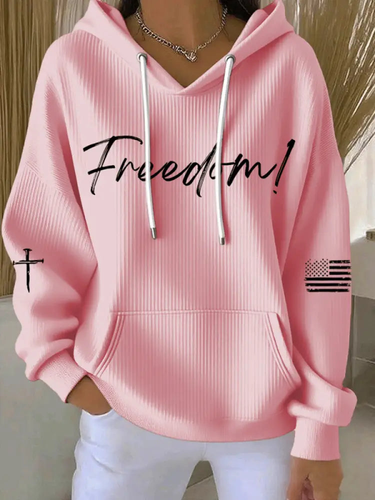Women’s Freedom Printed Printed Tops Pink / S