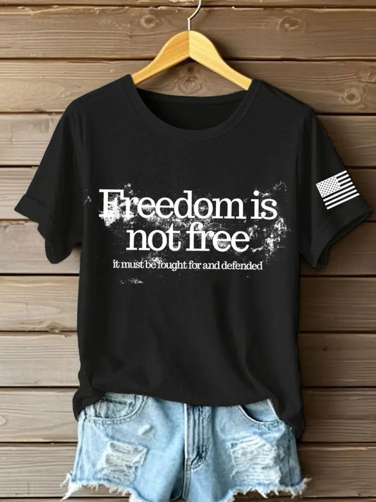 Women’s FREEDOM T-shirt Black / S