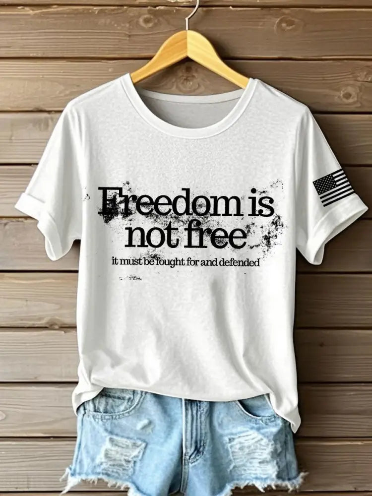 Women’s FREEDOM T-shirt White / S