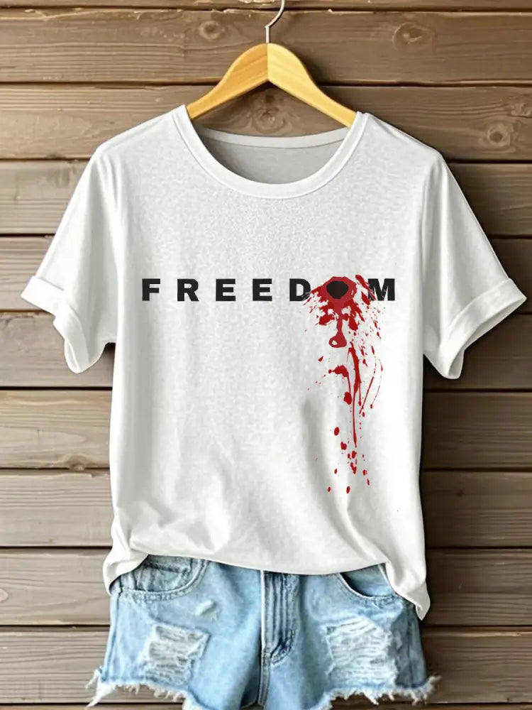 Women’s FREEDOM T-shirt White / S