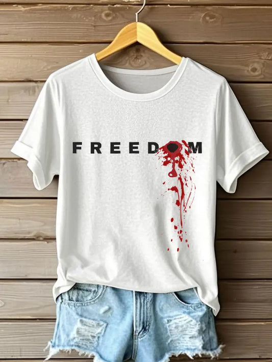 Women’s FREEDOM T-shirt White / S