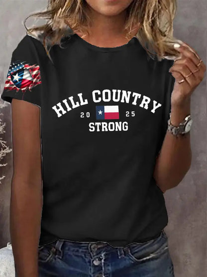 Women’s Hill Country Taxas STrong Short Sleeve T-Shirt Black / S