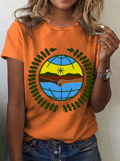 Women’s International Day of the World’s Indigenous People T-shirts Orange / S
