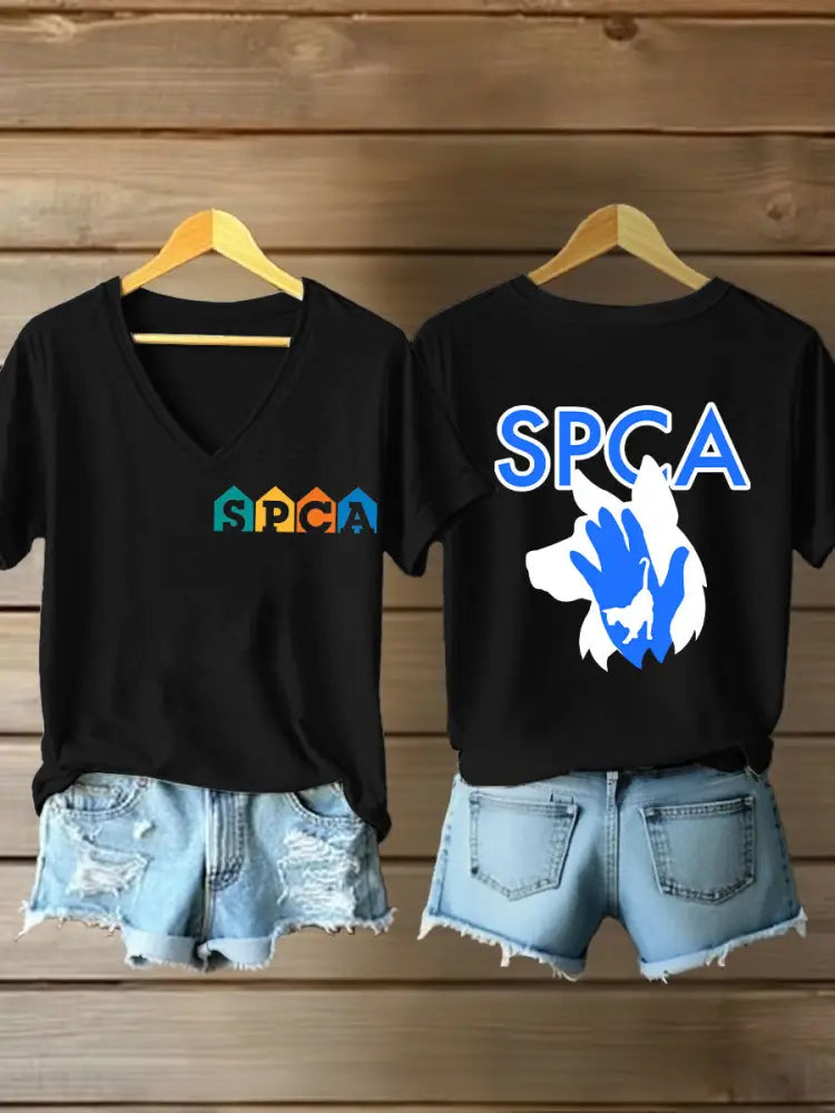 Women’s Iron On Short Sleeve T-Shirts Black / S
