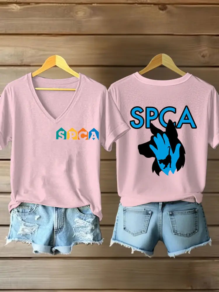 Women’s Iron On Short Sleeve T-Shirts Light Pink / S