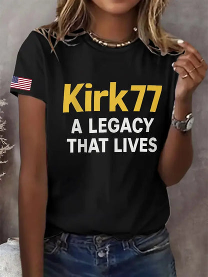 Women’s Kirk77 A Legacy That Lives T-shirt Black / S