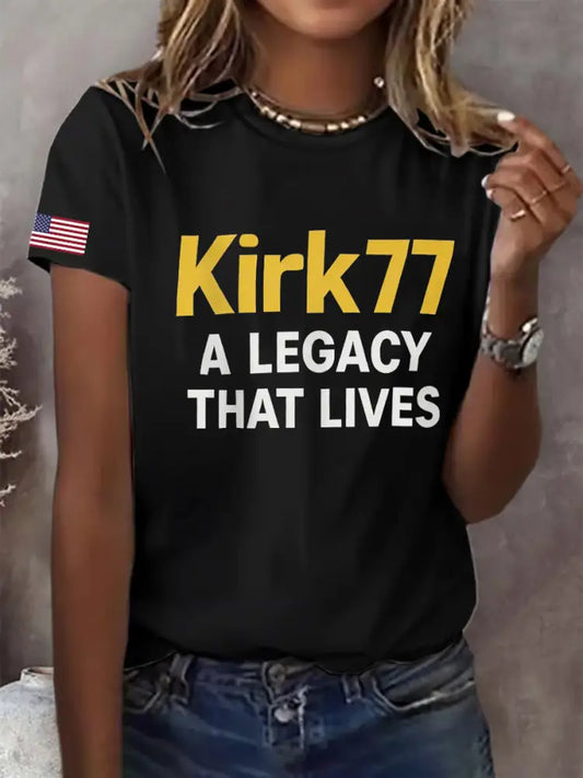 Women’s Kirk77 A Legacy That Lives T-shirt Black / S