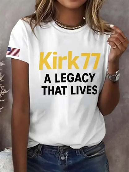 Women’s Kirk77 A Legacy That Lives T-shirt White / S
