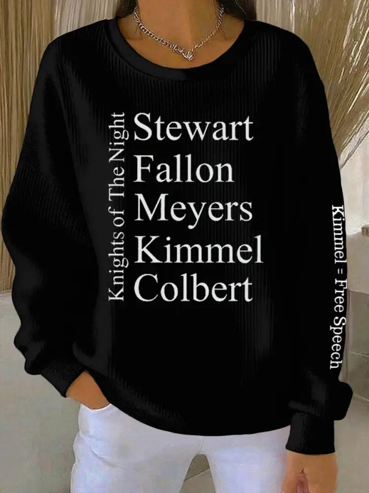 Women’s Knights Of The Night Printed Tops Black / S