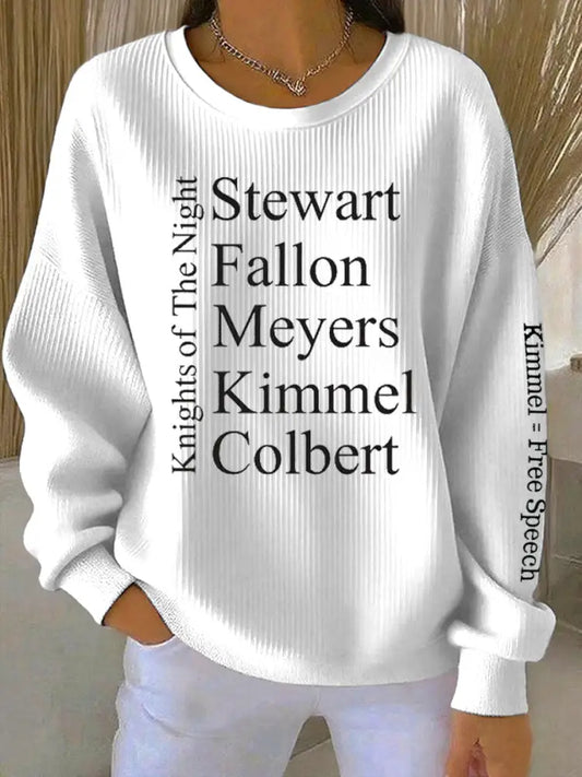 Women’s Knights Of The Night Printed Tops White / S