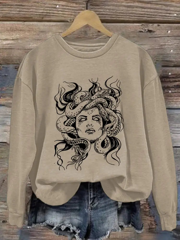 Women’s Medusa sweatshirt Apricot / S