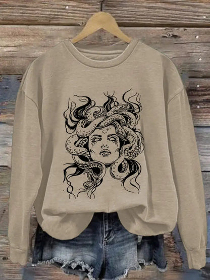 Women’s Medusa sweatshirt Apricot / S