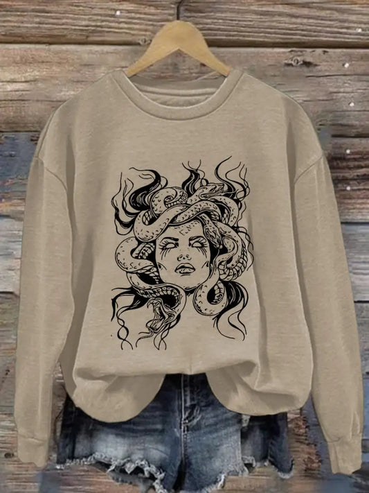 Women’s Medusa sweatshirt Apricot / S