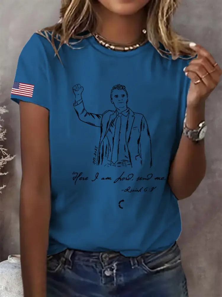 Women’s Memorial T-Shirt Blue / S
