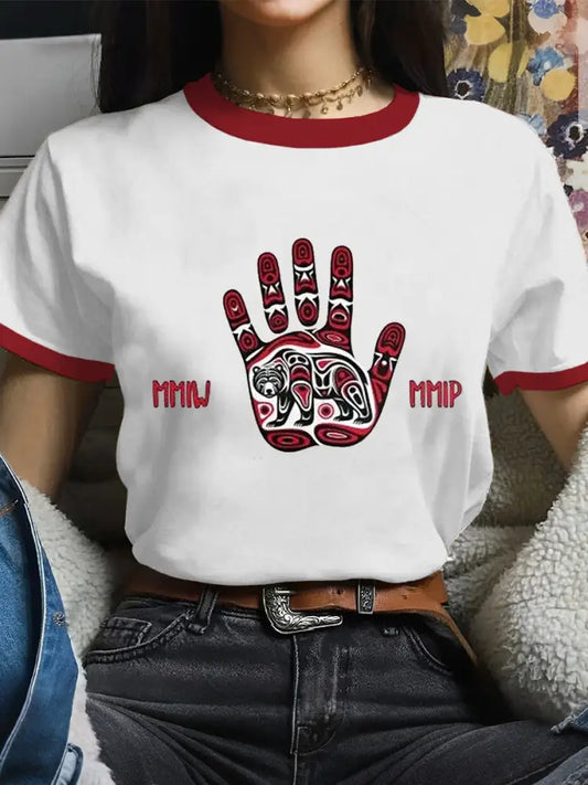 Women’s MMIW Grizzly T-shirts White / S