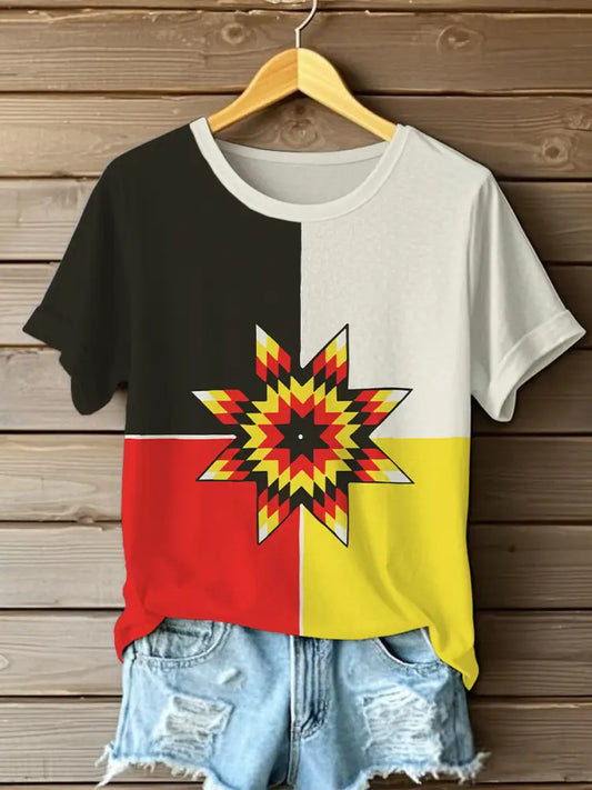 Women’s Native American T-shirt As picture / S