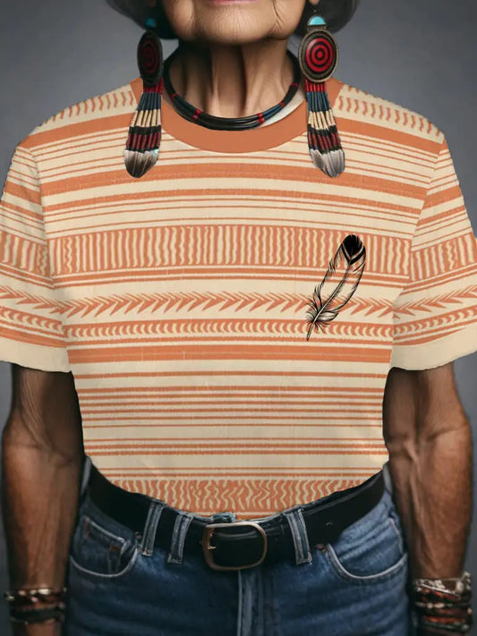 Women’s Native American T-shirt As picture / S