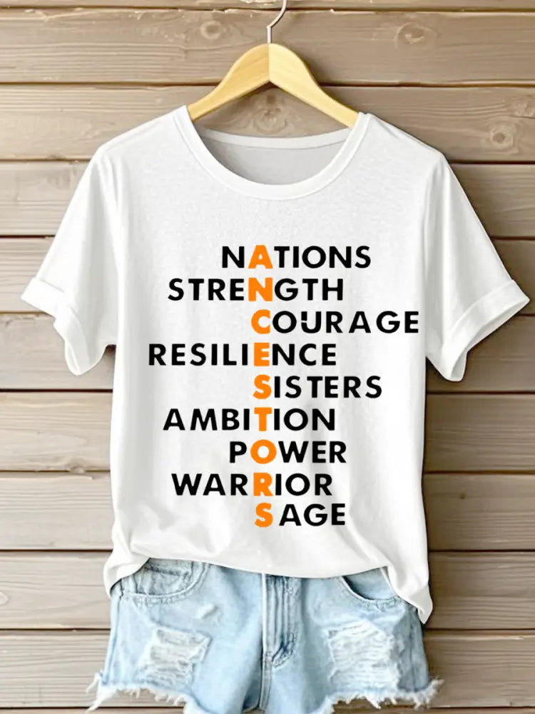 Women’s Native American T-shirts White / S