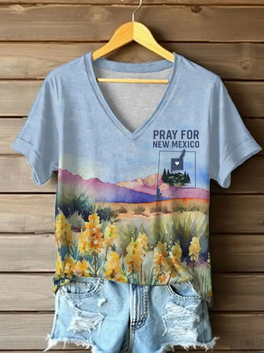 Women’s New Mexico Flooding T-shirt As picture / S
