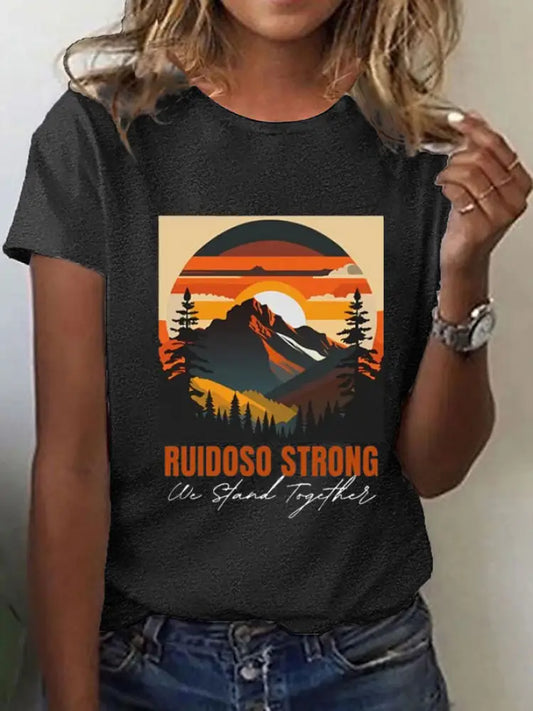 Women’s New Mexico State Ruidoso Strong Short Sleeves T-shirt Black / S