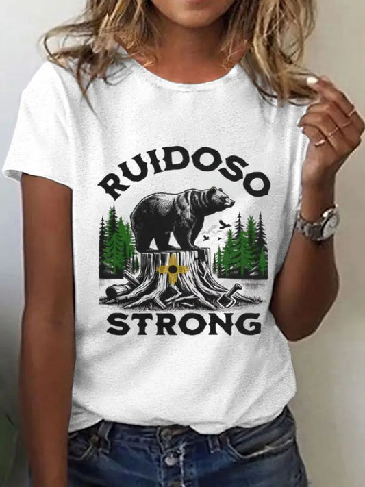 Women’s New Mexico State Ruidoso Strong Short Sleeves T-shirt White / S