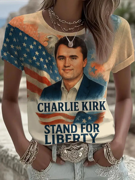 Women’s Patriotic T-shirt As picture / S