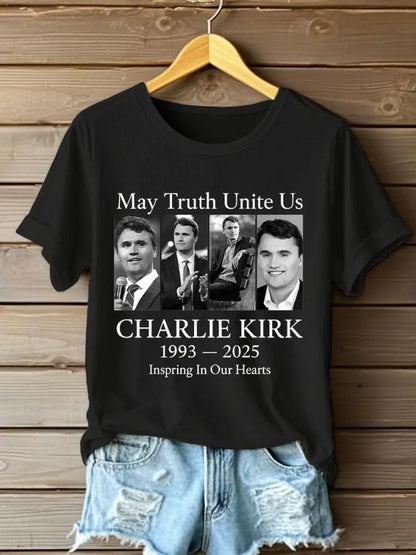 Women’s Patriotic T-shirt Black / S