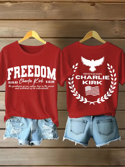 Women’s Patriotic T-Shirt Red / S