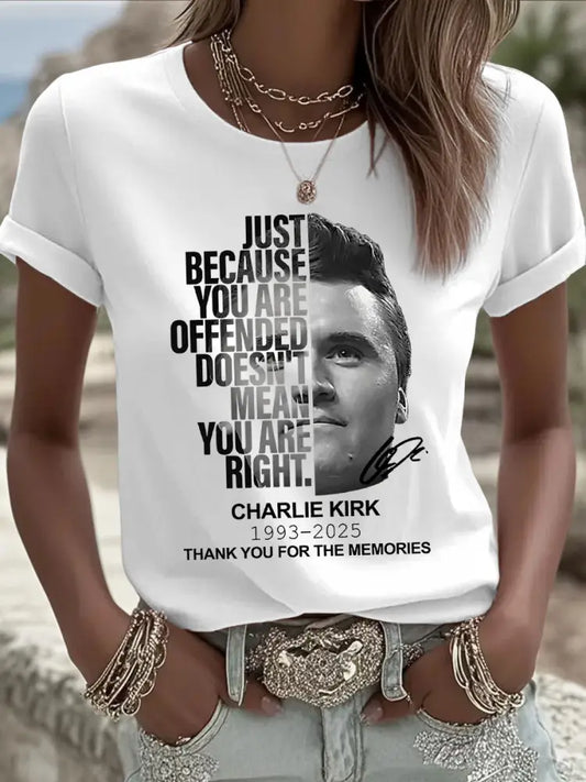 Women’s Patriotic T-shirt White / S