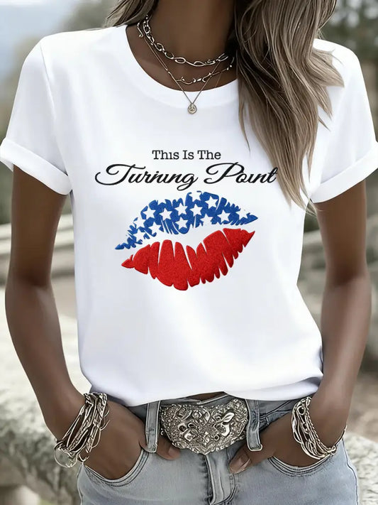 Women’s Printed Turning Point Commemorative T-Shirt A / S