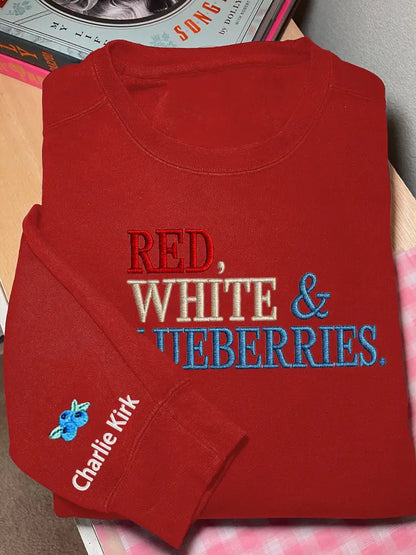 Women’s ’Red White & Blueberries’ sweatshirt Red / S