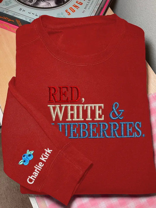 Women’s ’Red White & Blueberries’ sweatshirt Red / S