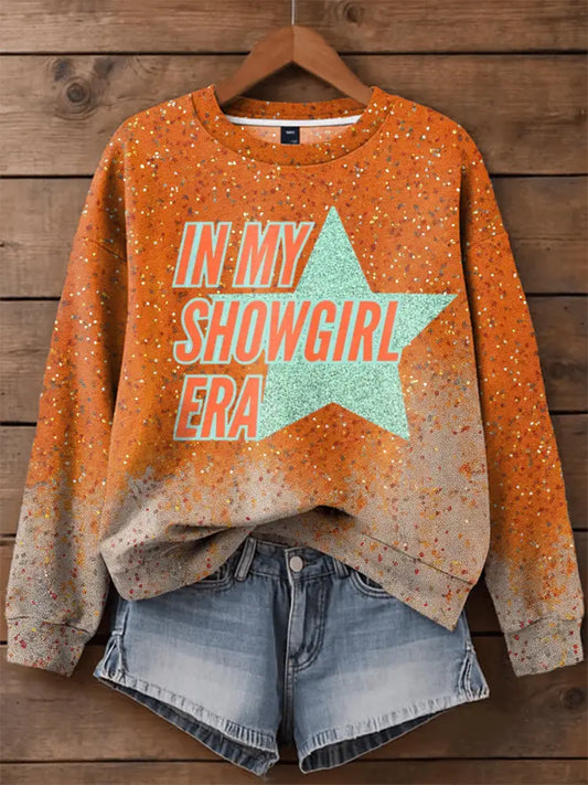 Women’s Showgirl Design Music Fan Sweatshirt As picture / S