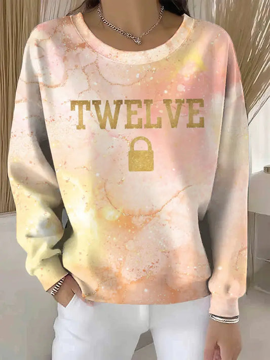 Women’s Showgirl Print Music Fan Sweatshirt As picture / S