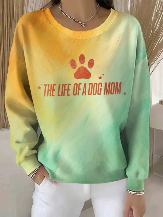 Women’s Showgirl Print Music Fan Sweatshirt As picture / S
