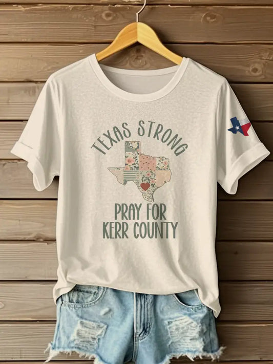 Women’s Texas Strong Short-Sleeved Printed T-shirt
