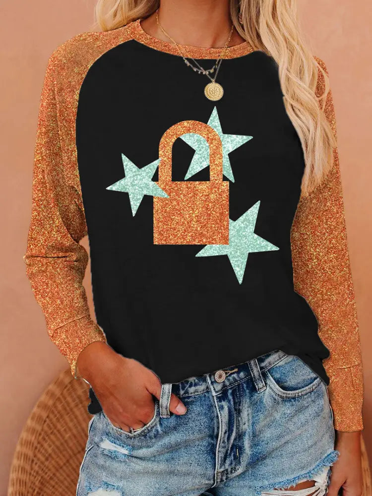 Women’s The Life of A Show Girl Printed T Shirt Black / S
