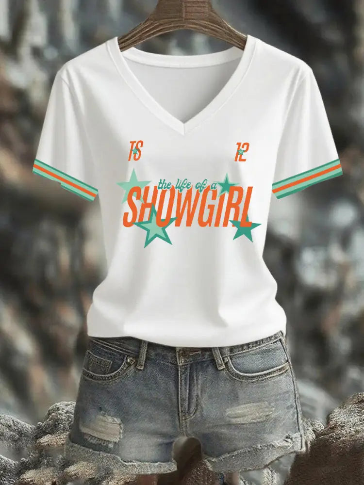 Women’s The Life Of A Showgirl Short sleeved T shirt White / S