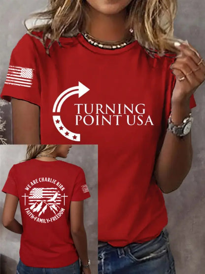 Women’s WE ARE CHARLIE KIRH T-Shirt Red / S