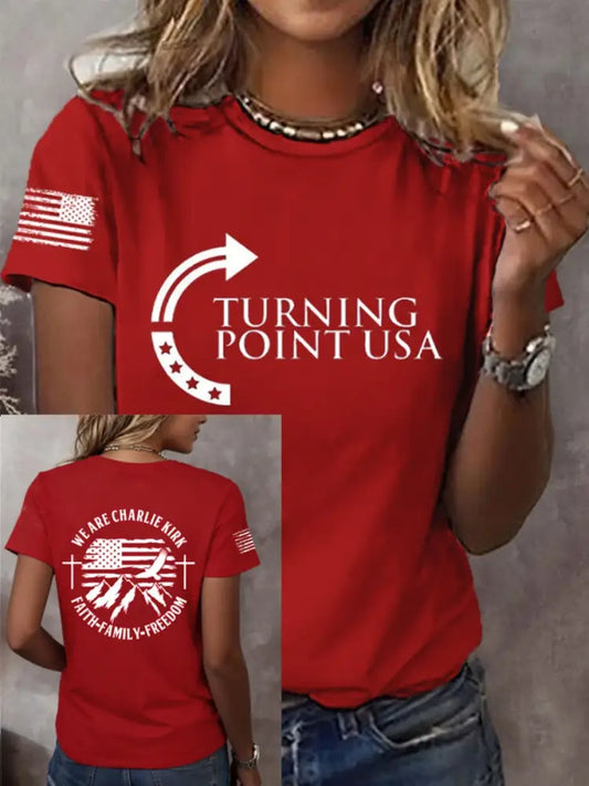 Women’s WE ARE CHARLIE KIRH T-Shirt Red / S