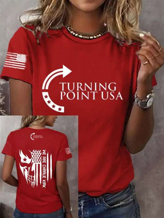 Women’s WE ARE CHARLIE KIRH T-Shirt Red / S