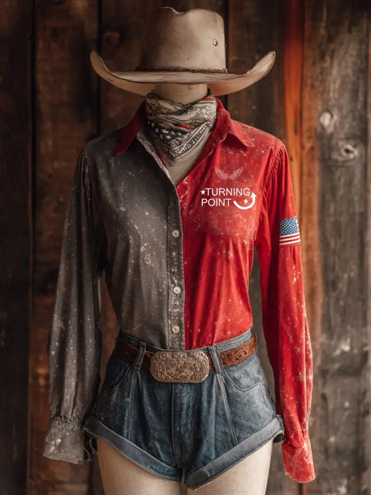 Women’s Western Style Turning Point Shirts Red / S