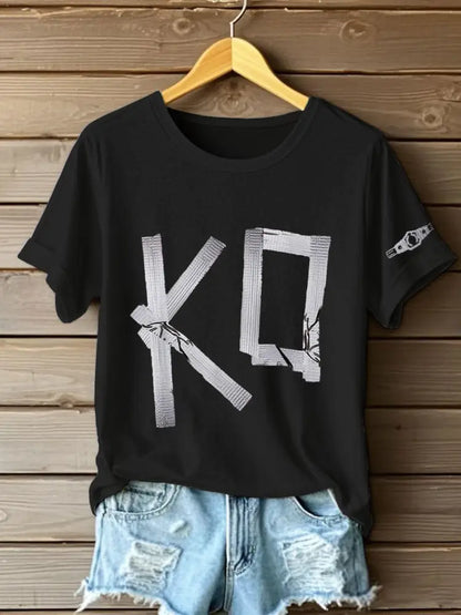 Women’s Wrestling KO T-shirts Black / S