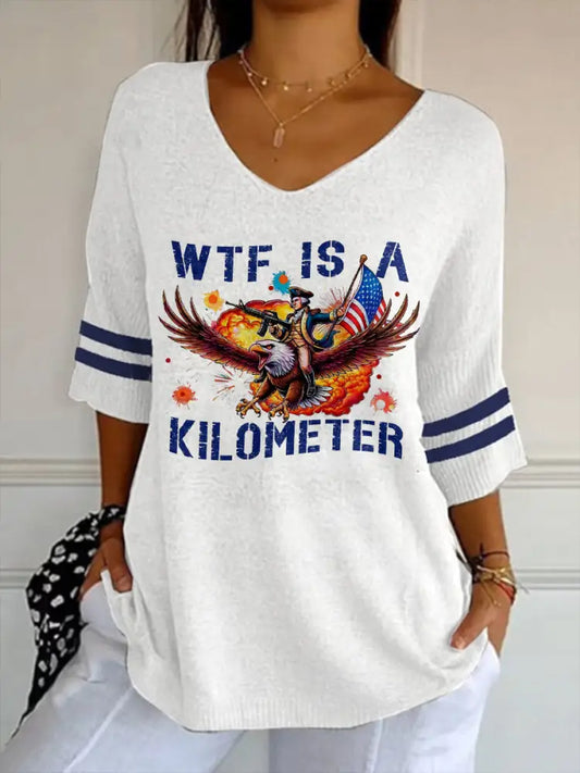 Women’s WTF Is A Kilometer Top White / S