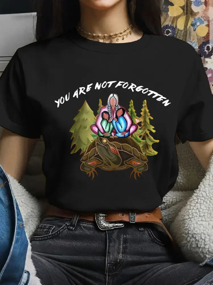 Women’s you are not forgotten T-shirts Black / S