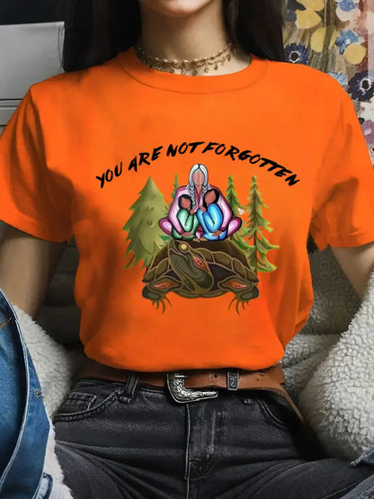 Women’s you are not forgotten T-shirts Orange / S