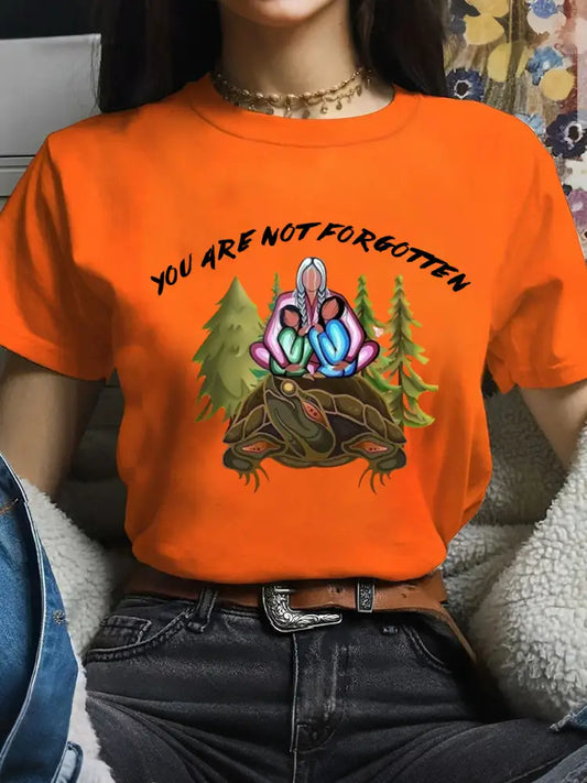 Women’s you are not forgotten T-shirts Orange / S